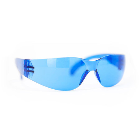 SAFE HANDLER Safe Handler Full Color Blue Safety Glasses BLSH-ESCR-CLCT-SG7BL-12